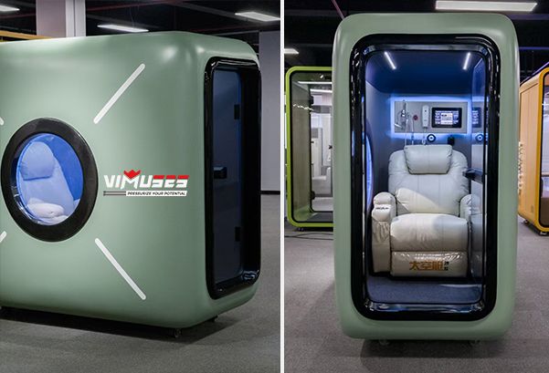 2.0ATA Ultra-Light Carbon Fiber Material Luxury Hyperbaric Oxygen Chamber