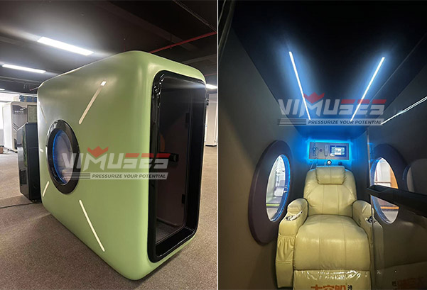 2.0ATA Ultra-Light Carbon Fiber Material Luxury Hyperbaric Oxygen Chamber