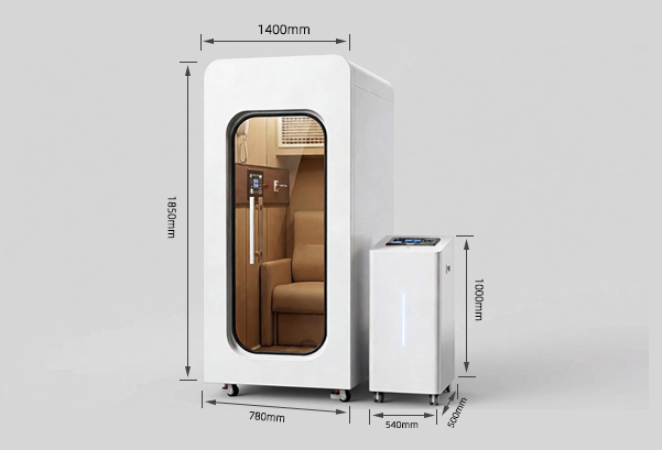 2.0ATA Single Mini Hyperbaric Chamber with Red Light Therapy